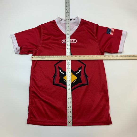 Arizona Cardinals Battle Jersey Shirt Mens S Small Red Active Short Sleeve NFL - Picture 4 of 8